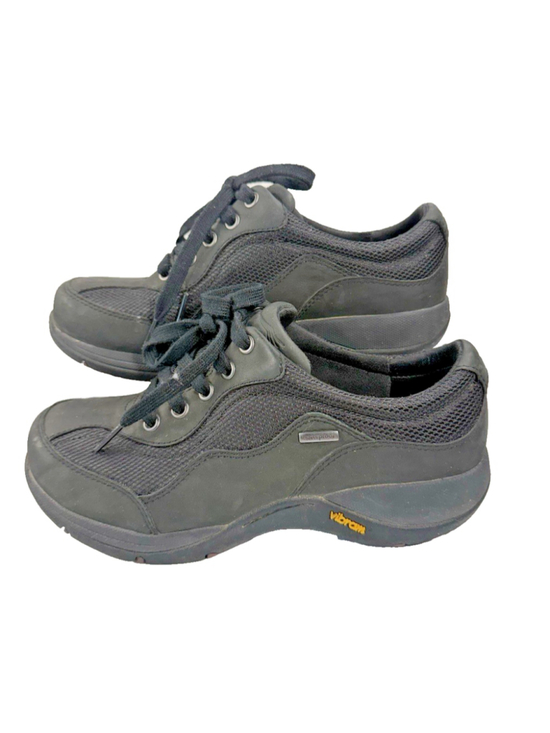 Dansko Shoes - DANSKO 4301020200 Chantal Women's Black Vibram Work Shoes Size 37 US 6.5-7